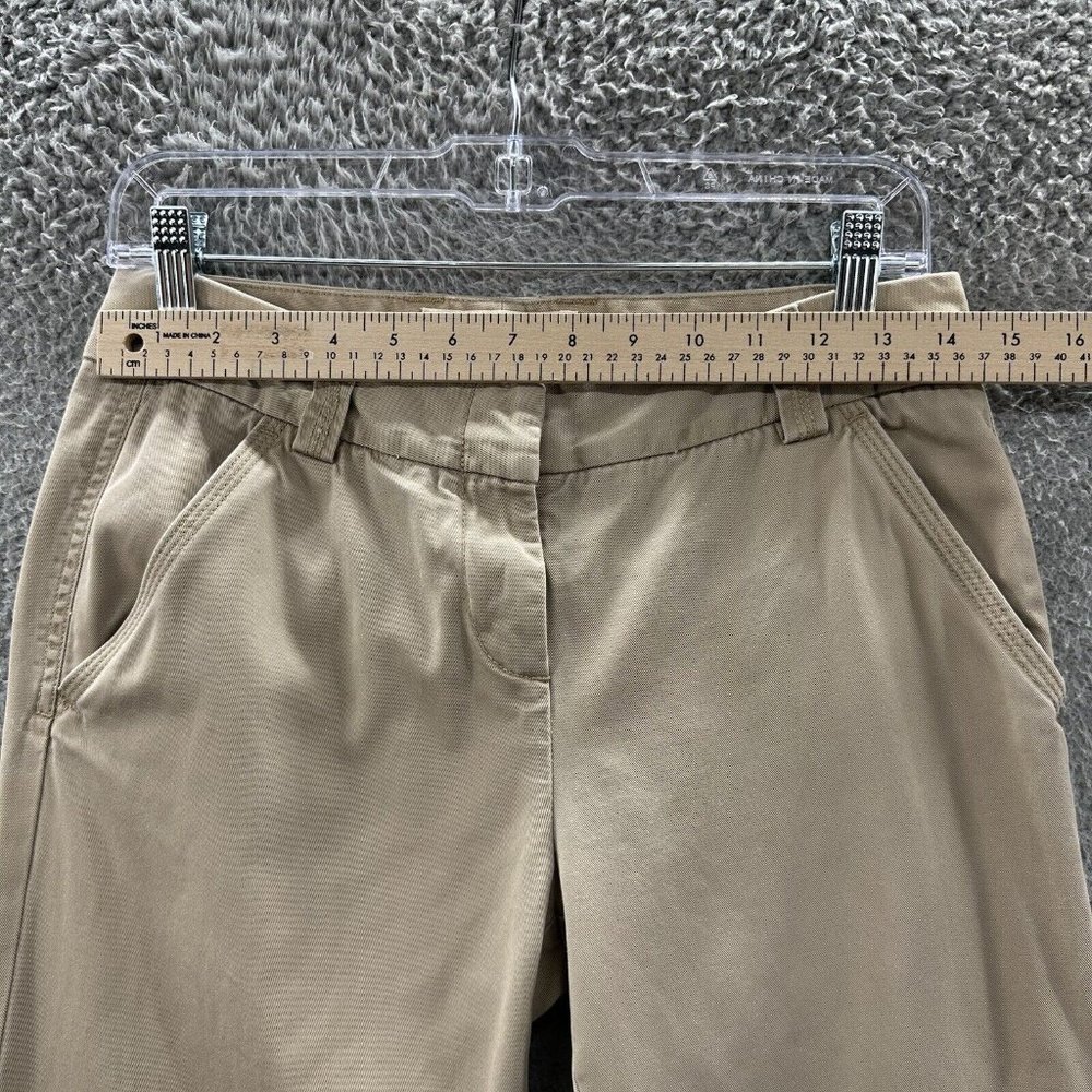 J. Crew Pants Women's 2 Tan Khaki Classic Twill Chino Pants Ladies 2 - Picture 7 of 13